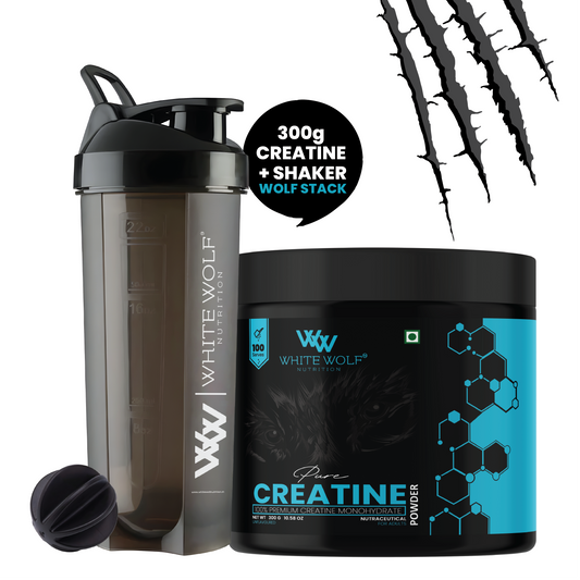 Creatine + Plastic Shaker