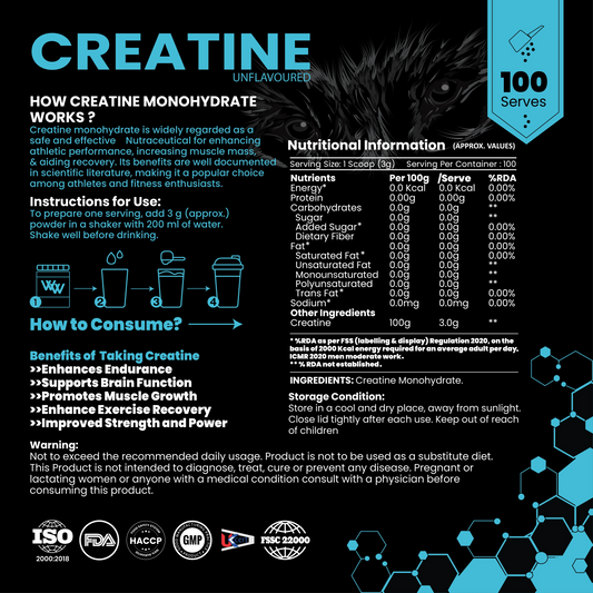 Pure Range Creatine Monohydrate