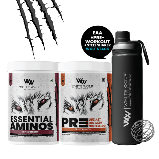Eaa + Preworkout + Steel Shaker