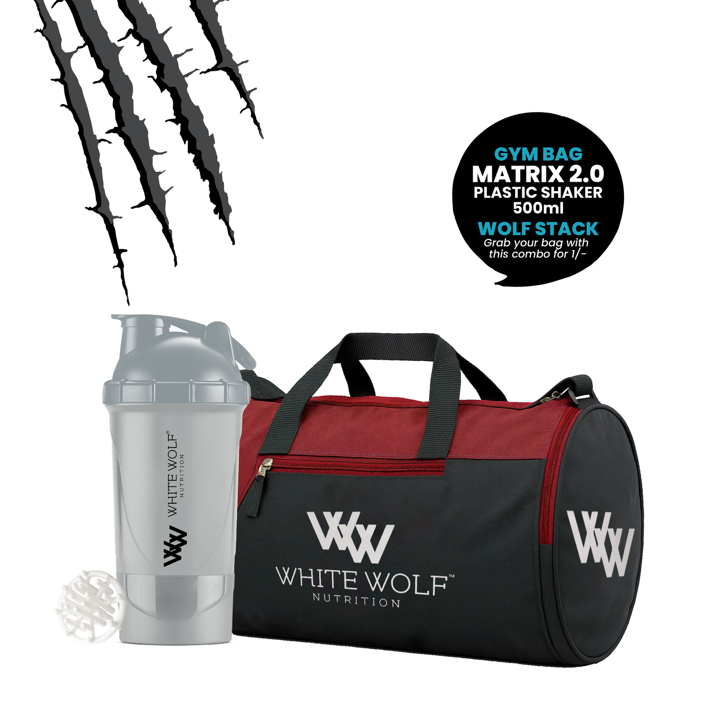 Gym Bag + Matrix Shaker