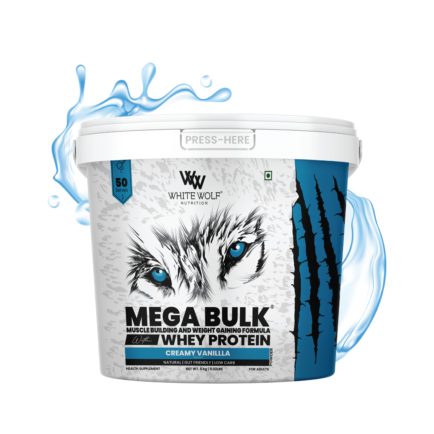 Mega Bulk Mass Gainer With  Whey Protein