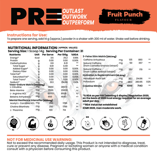 PR3 – OutPerform Pre-Workout