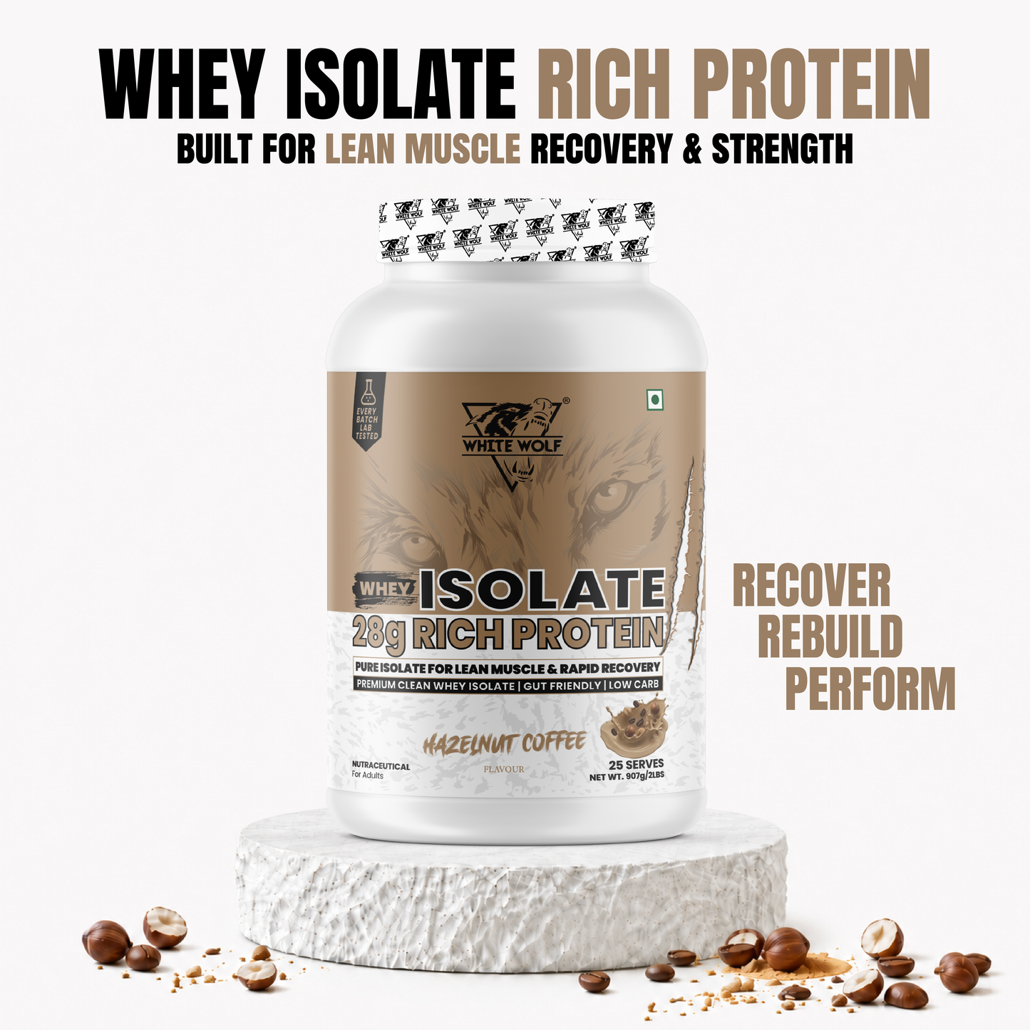 Whey Isolate – 28 g Protein