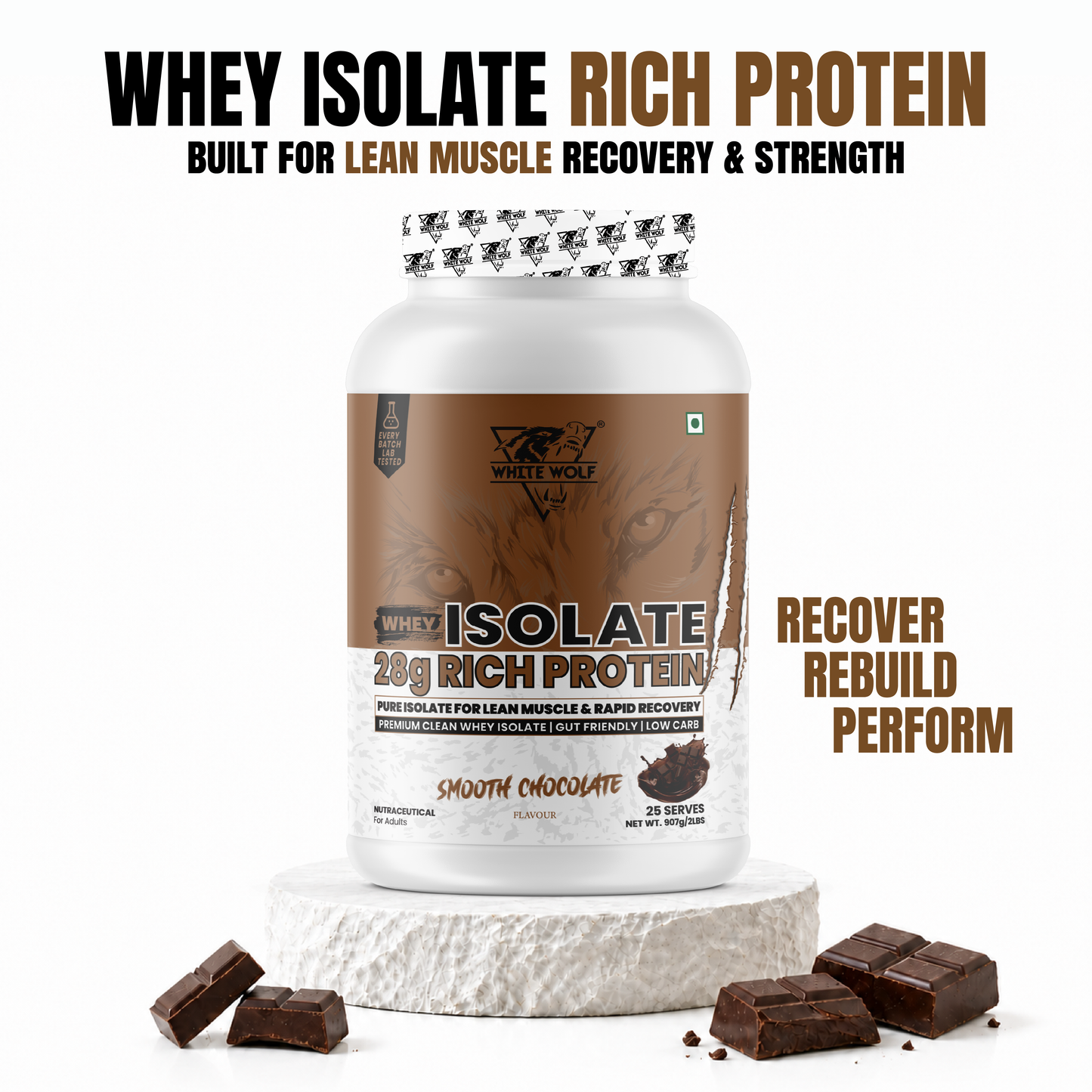 Whey Isolate – 28 g Protein