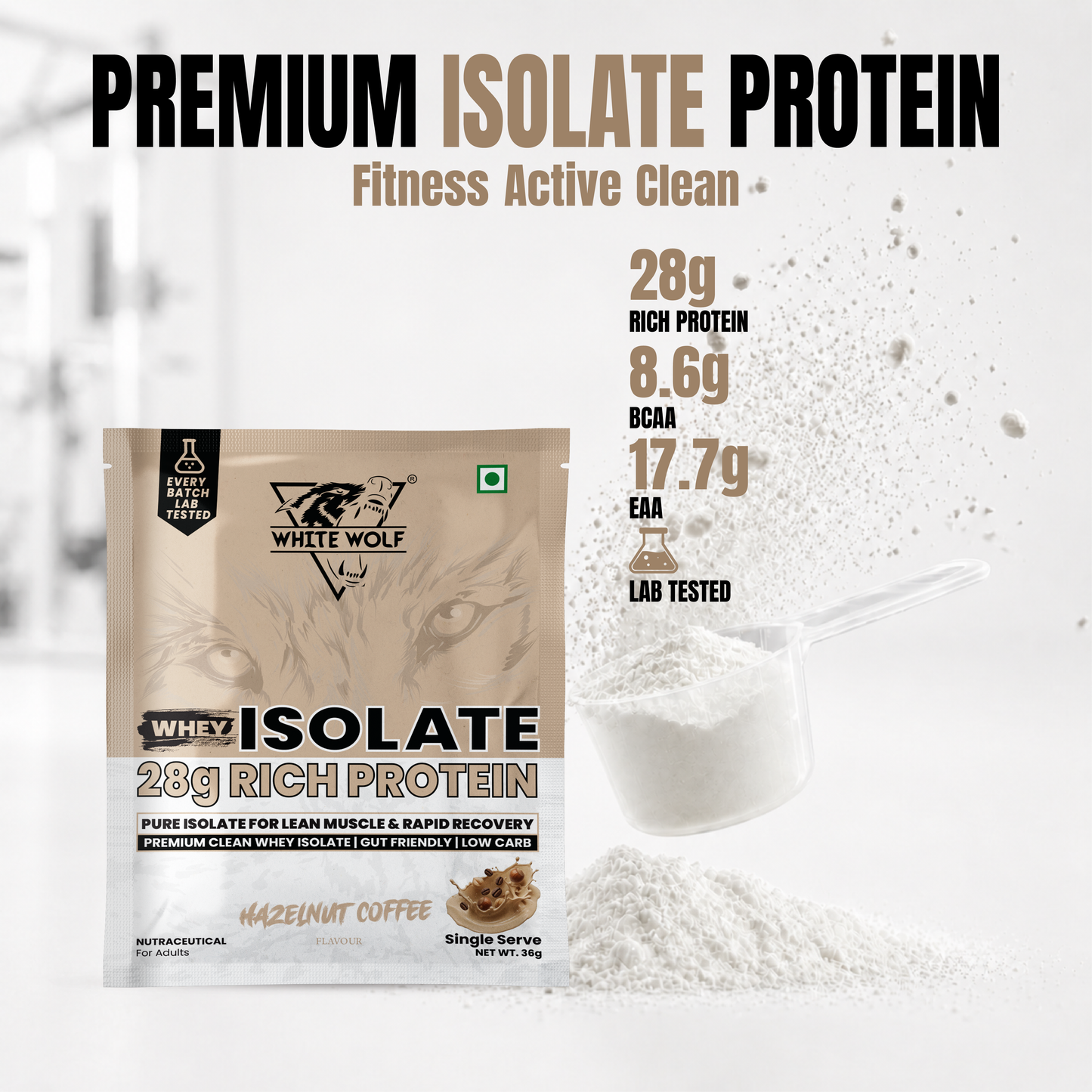 Whey Isolate – 28 g Protein Travel Pack
