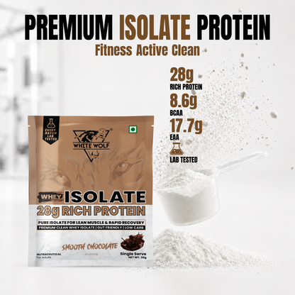 Whey Isolate – 28 g Protein Travel Pack