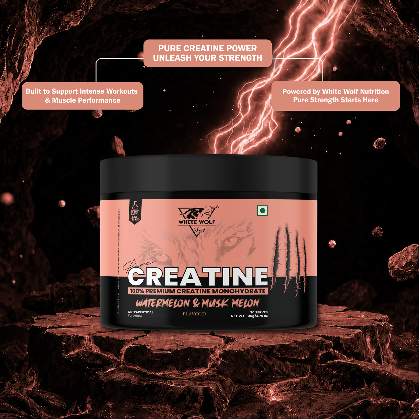 Pure Range Creatine Monohydrate – Flavoured