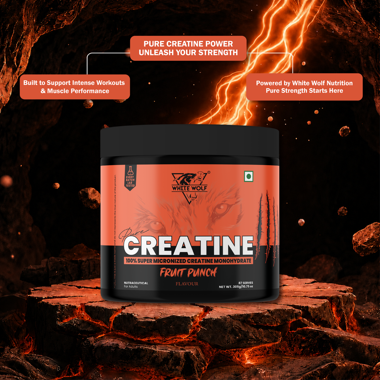 Pure Range Creatine Monohydrate – Flavoured