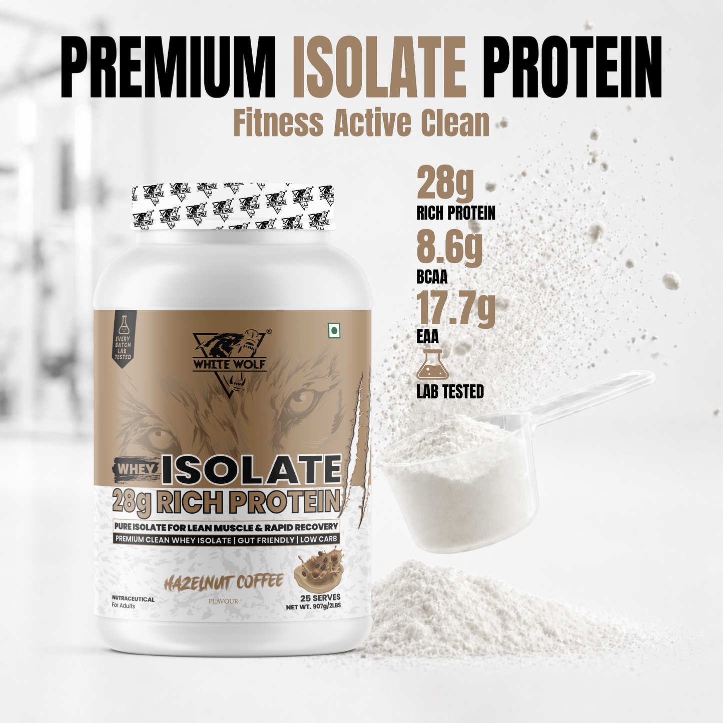 Whey Isolate – 28 g Protein