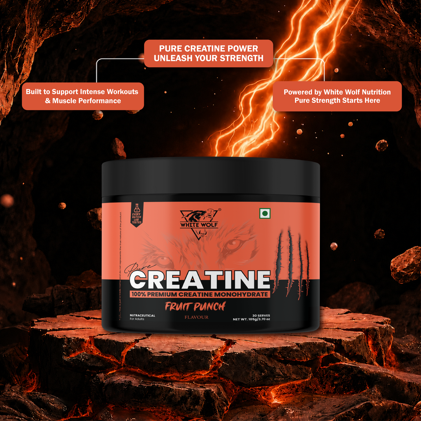 Pure Range Creatine Monohydrate – Flavoured