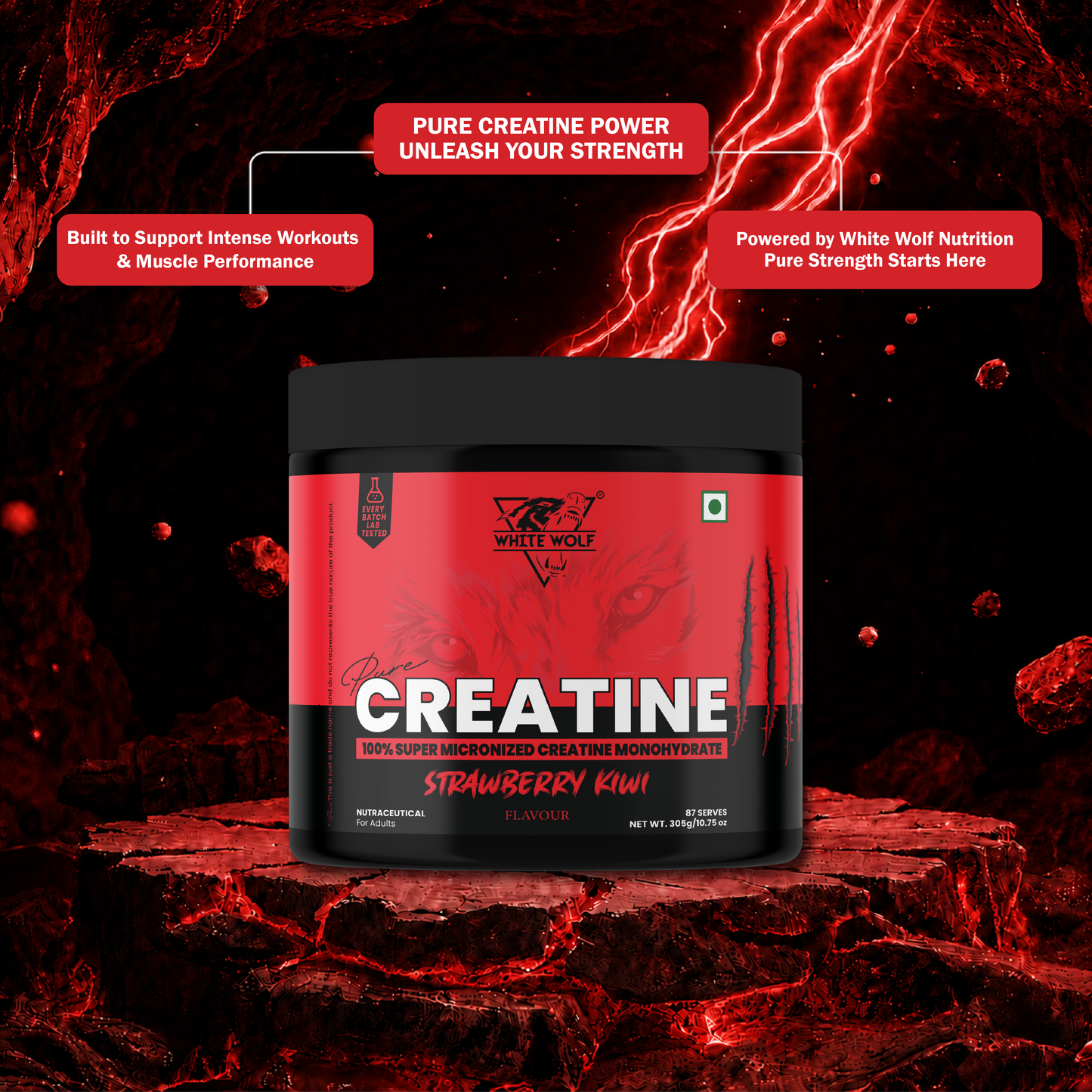Pure Range Creatine Monohydrate – Flavoured