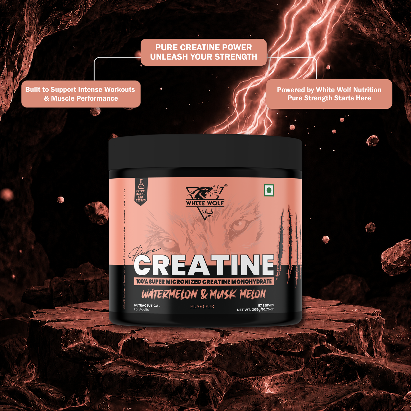 Pure Range Creatine Monohydrate – Flavoured