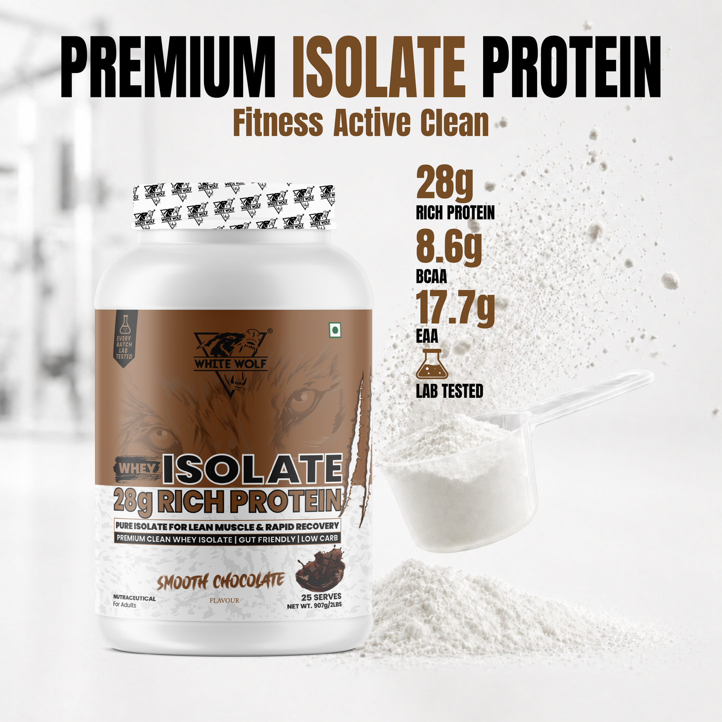 Whey Isolate – 28 g Protein