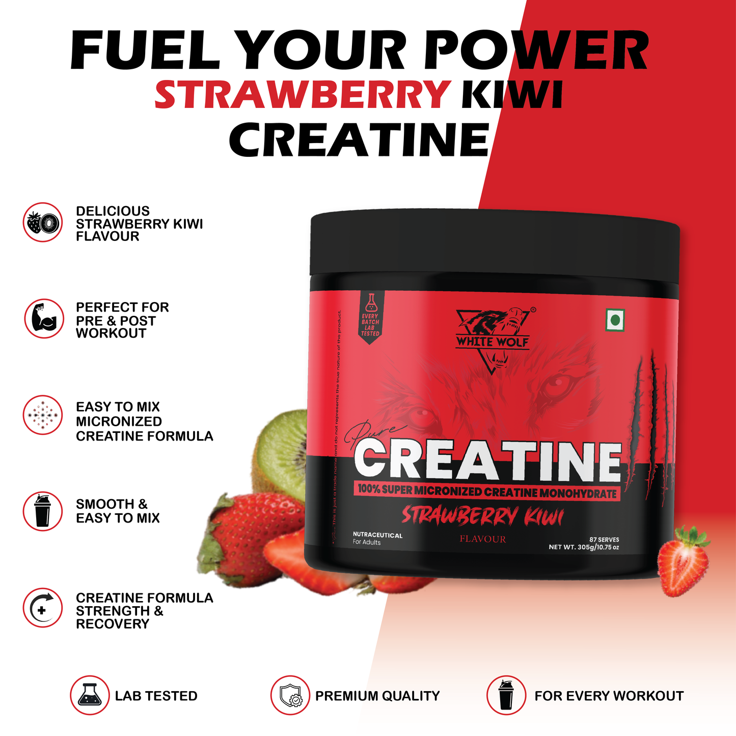 Pure Range Creatine Monohydrate – Flavoured