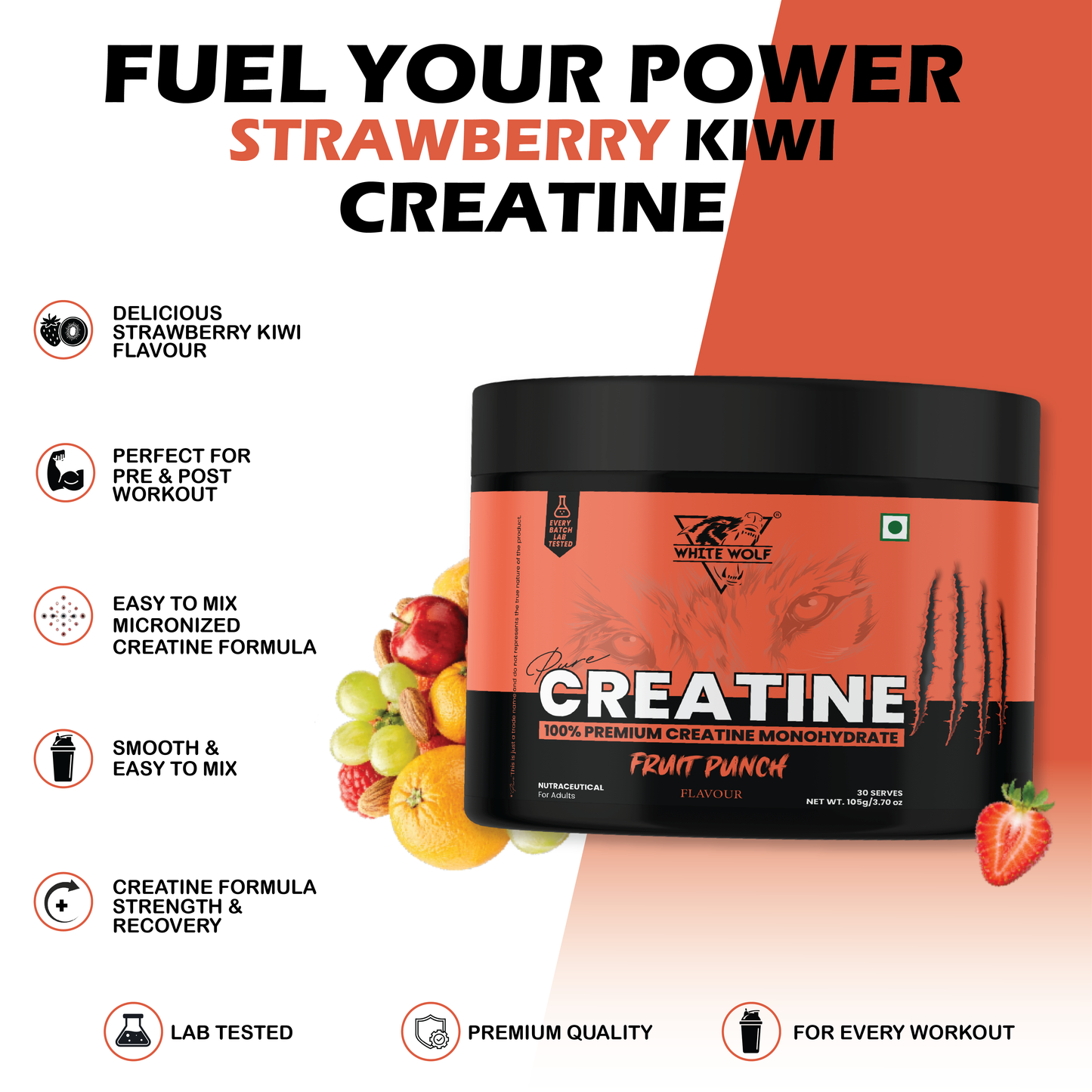 Pure Range Creatine Monohydrate – Flavoured