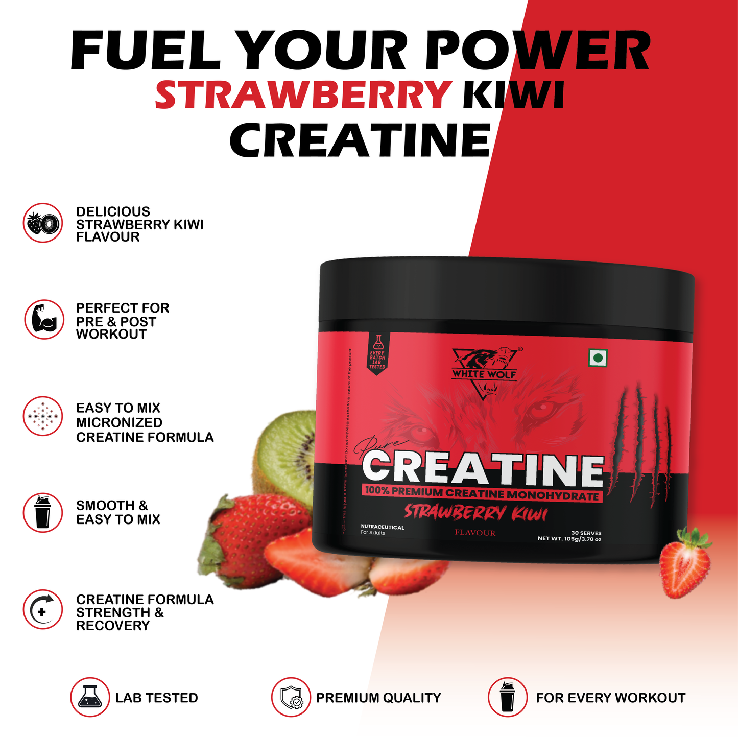 Pure Range Creatine Monohydrate – Flavoured