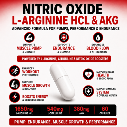 Nitric Oxide  With L- Arginine Hcl & AKG