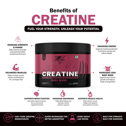Pure Range Creatine Monohydrate – Flavoured