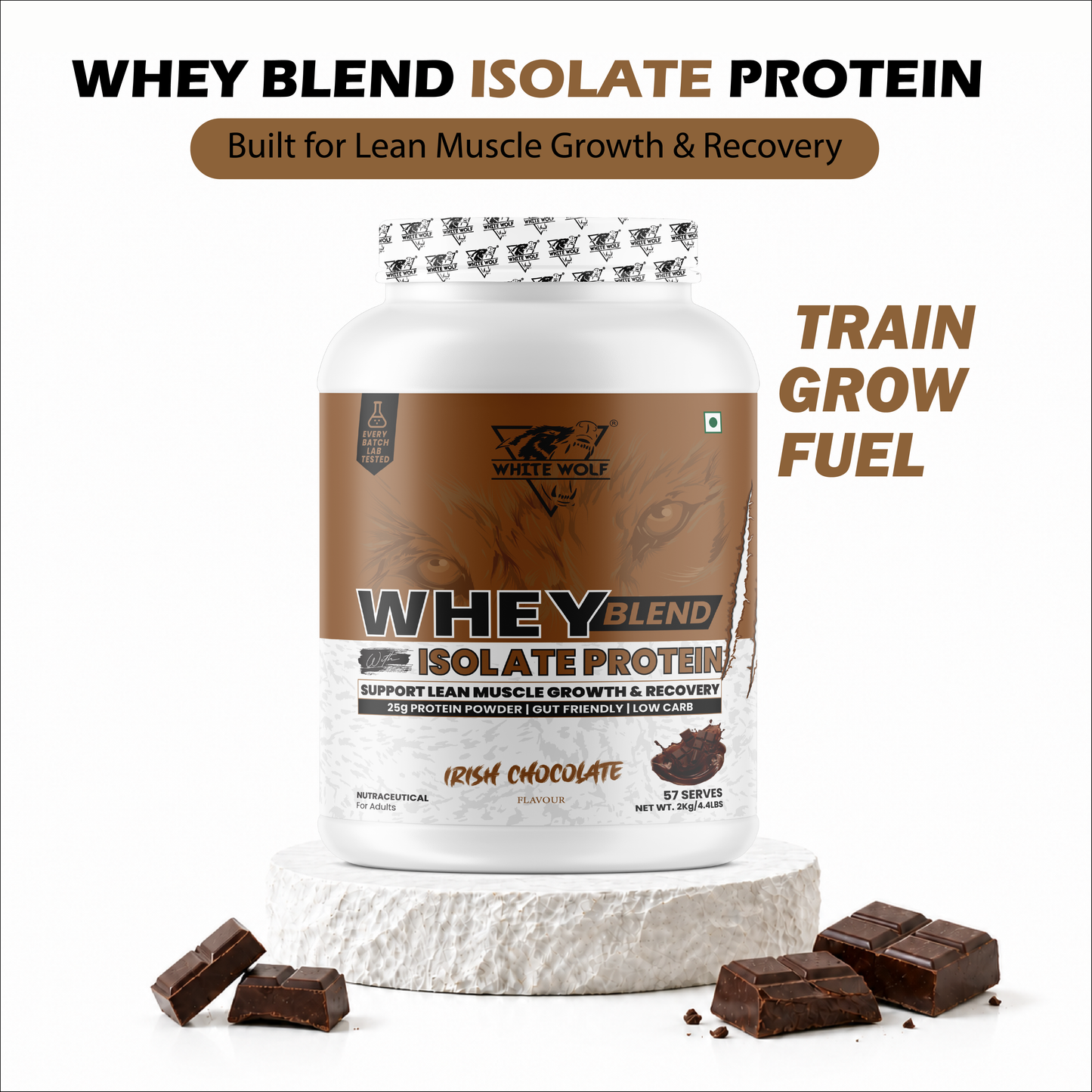 Whey Blend with Isolate – 25 g Protein