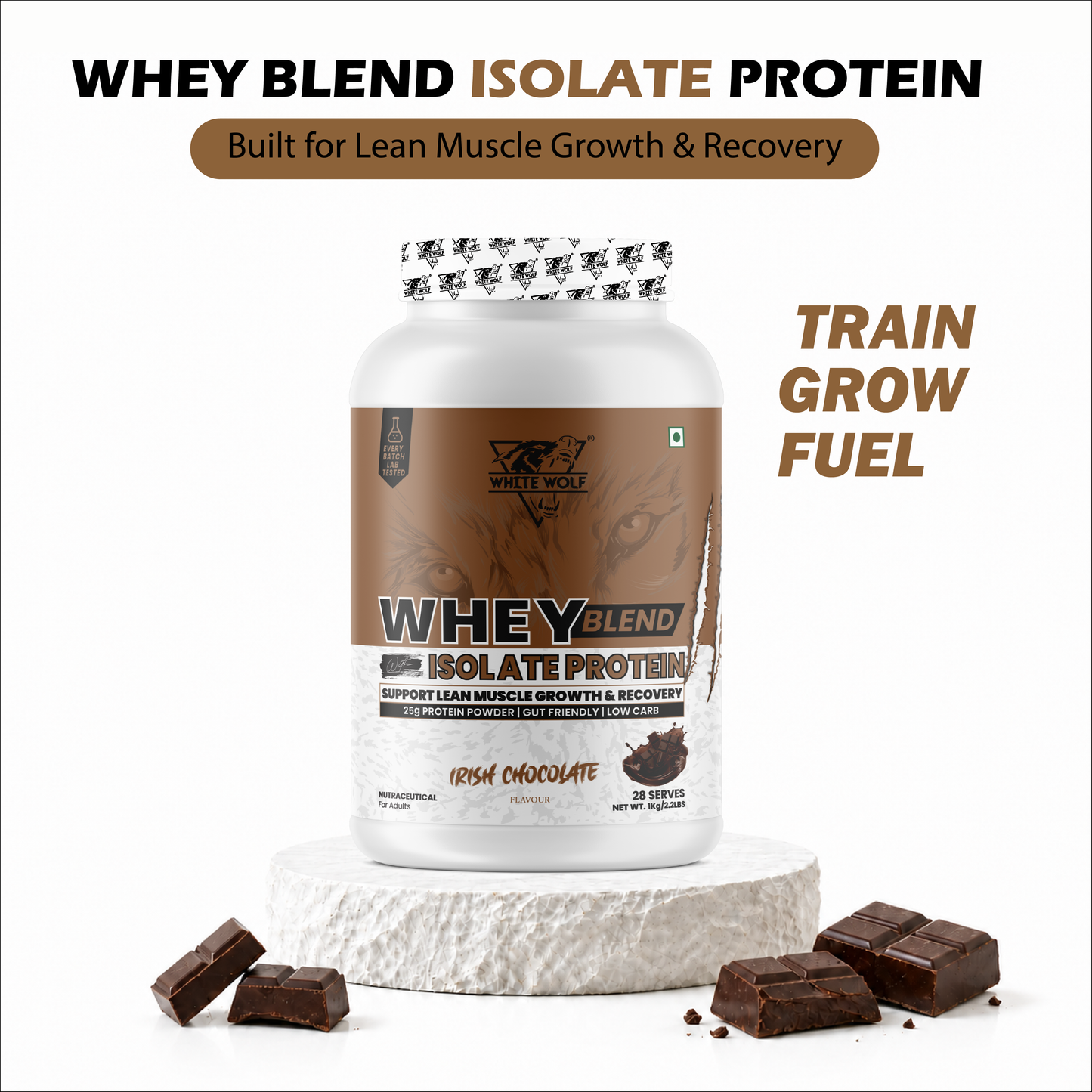 Whey Blend with Isolate – 25 g Protein