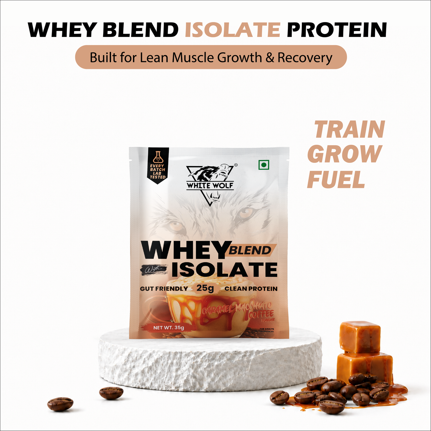 Whey Blend with Isolate – 25 g Protein Travel Pack