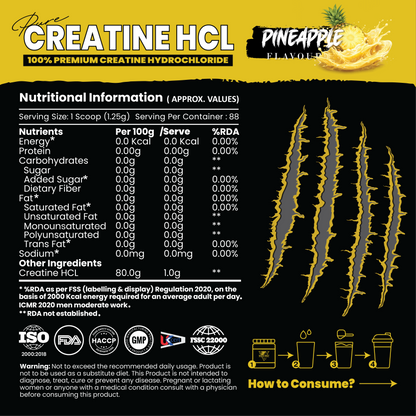 Pure Range Creatine HCL (Hydrochloride)