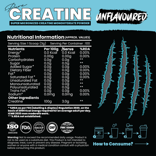 Pure Range Creatine Monohydrate