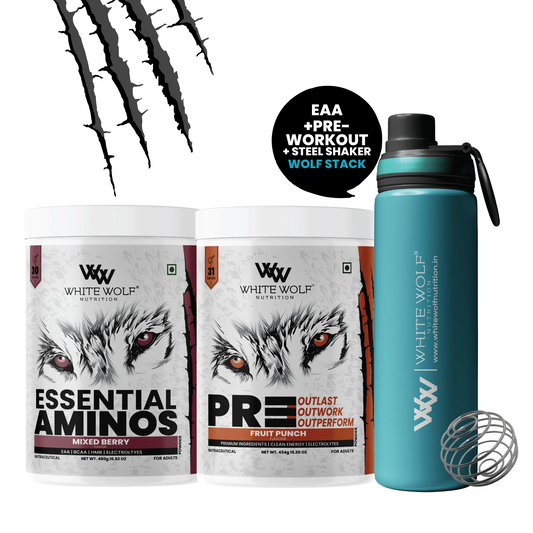 Eaa + Preworkout + Steel Shaker