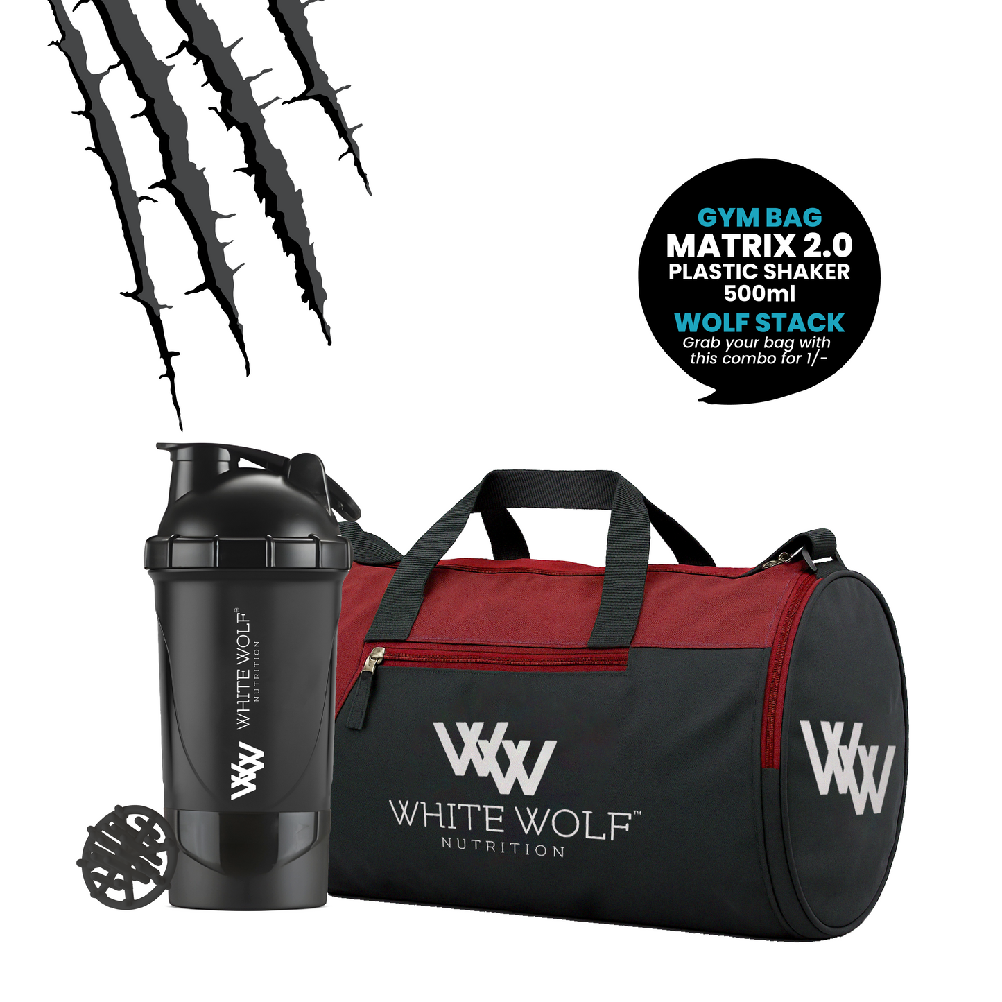 Gym Bag + Matrix Shaker