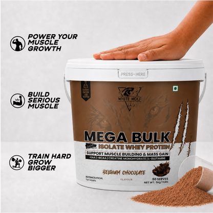 Mega Bulk Mass Gainer with Whey Protein