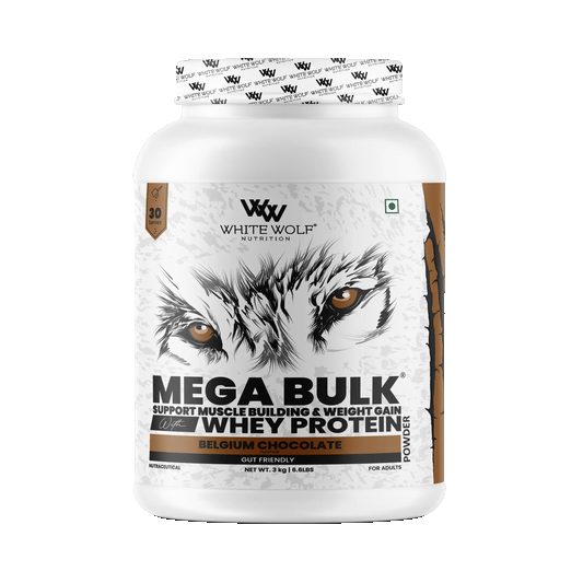 Mega Bulk Mass Gainer With  Whey Protein