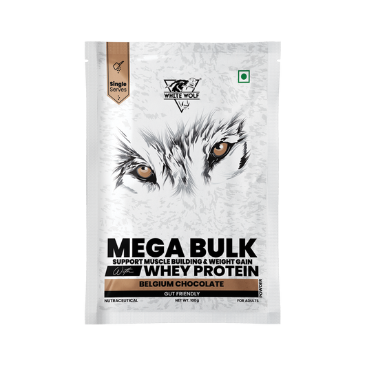 Mega Bulk Mass Gainer with Whey Protein Travel Pack