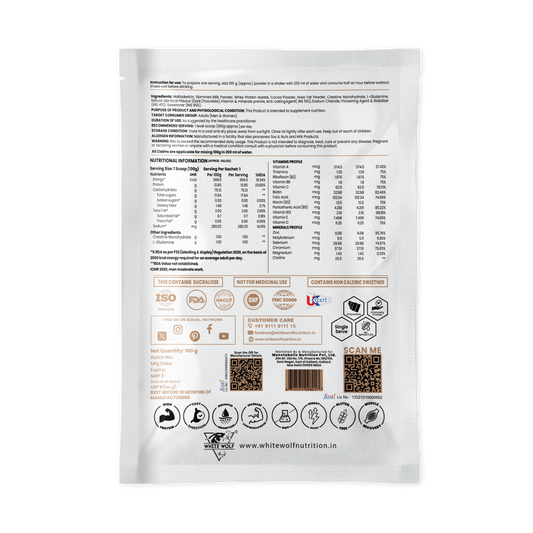 Mega Bulk Mass Gainer with Whey Protein Travel Pack