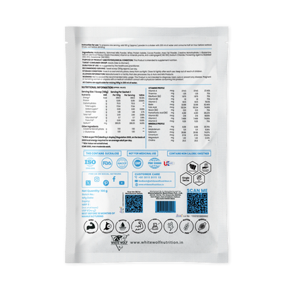 Mega Bulk Mass Gainer With Whey Protein Travel Pack