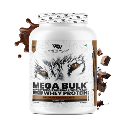 Mega Bulk Mass Gainer With  Whey Protein