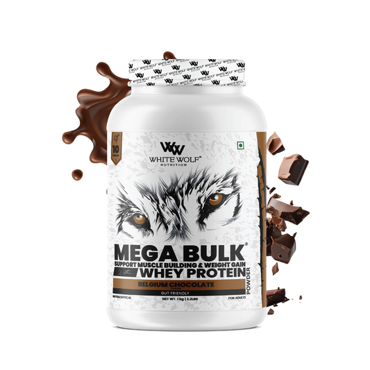 Mega Bulk Mass Gainer With  Whey Protein