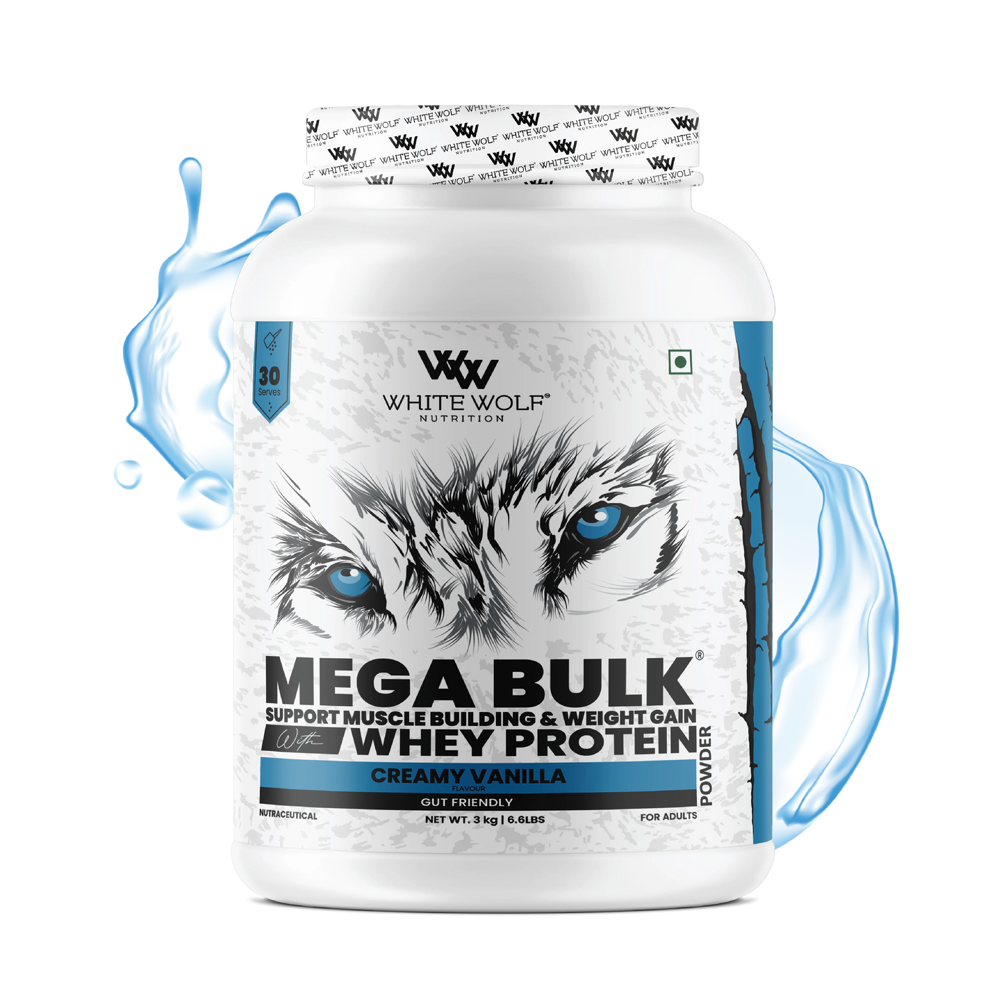 Mega Bulk Mass Gainer With  Whey Protein