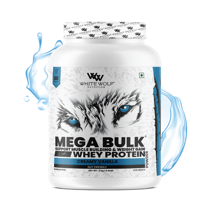 Mega Bulk Mass Gainer With  Whey Protein