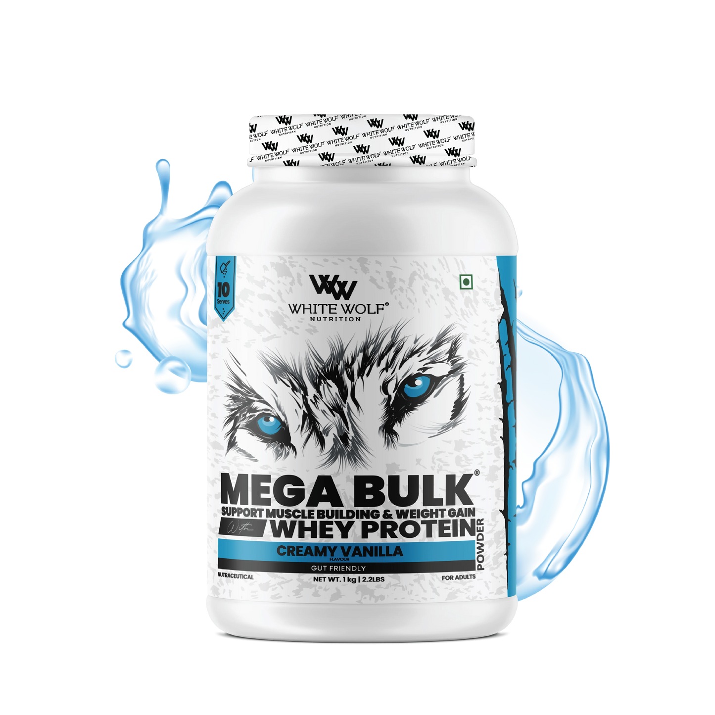 Mega Bulk Mass Gainer With  Whey Protein