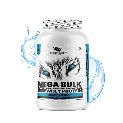 Mega Bulk Mass Gainer With  Whey Protein