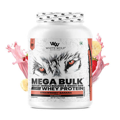 Mega Bulk Mass Gainer With  Whey Protein