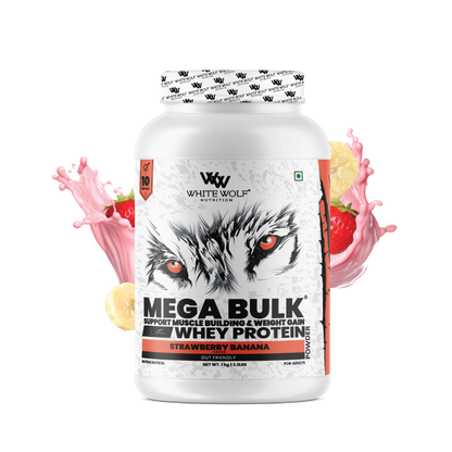 Mega Bulk Mass Gainer With  Whey Protein