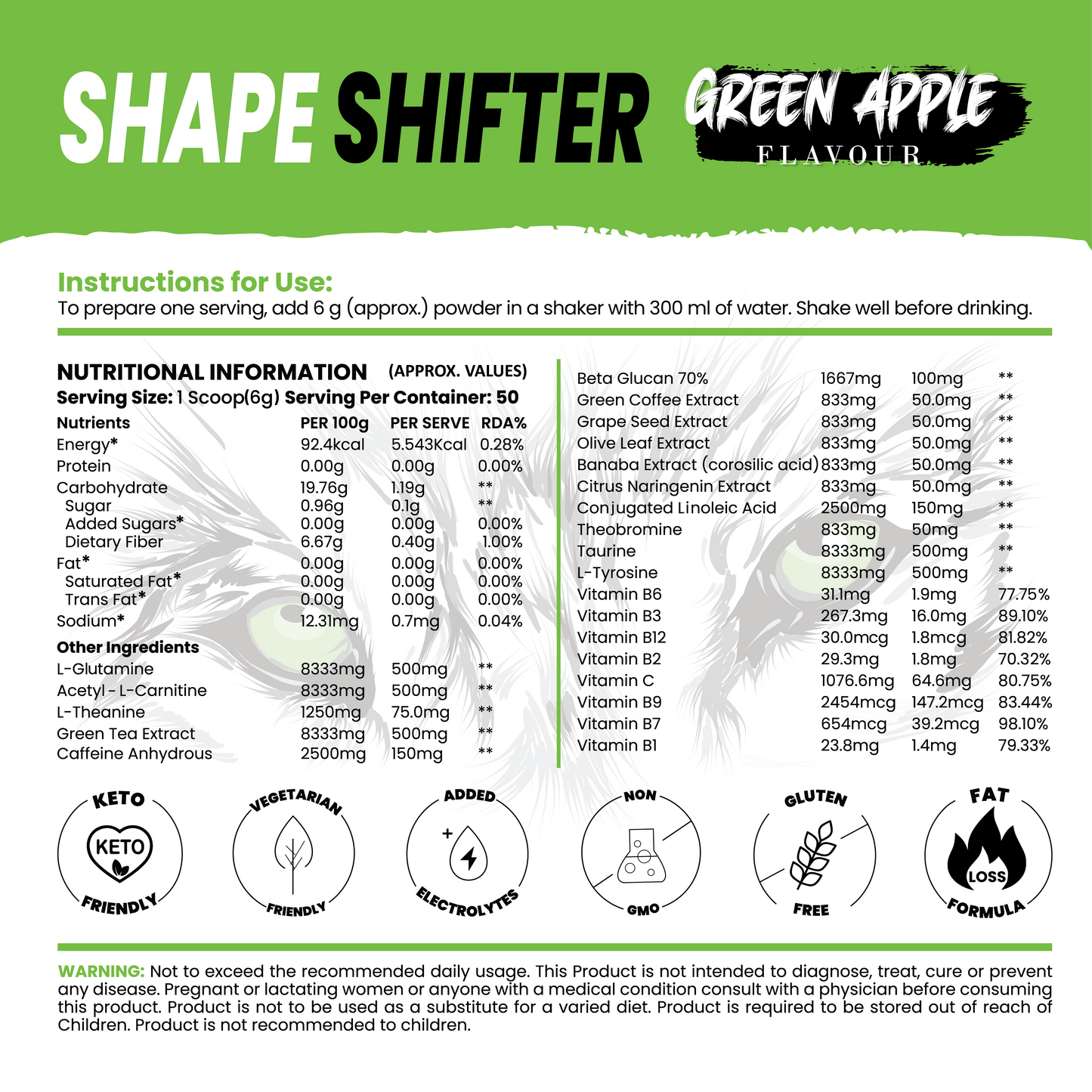 Shape Shifter – Fat Burner