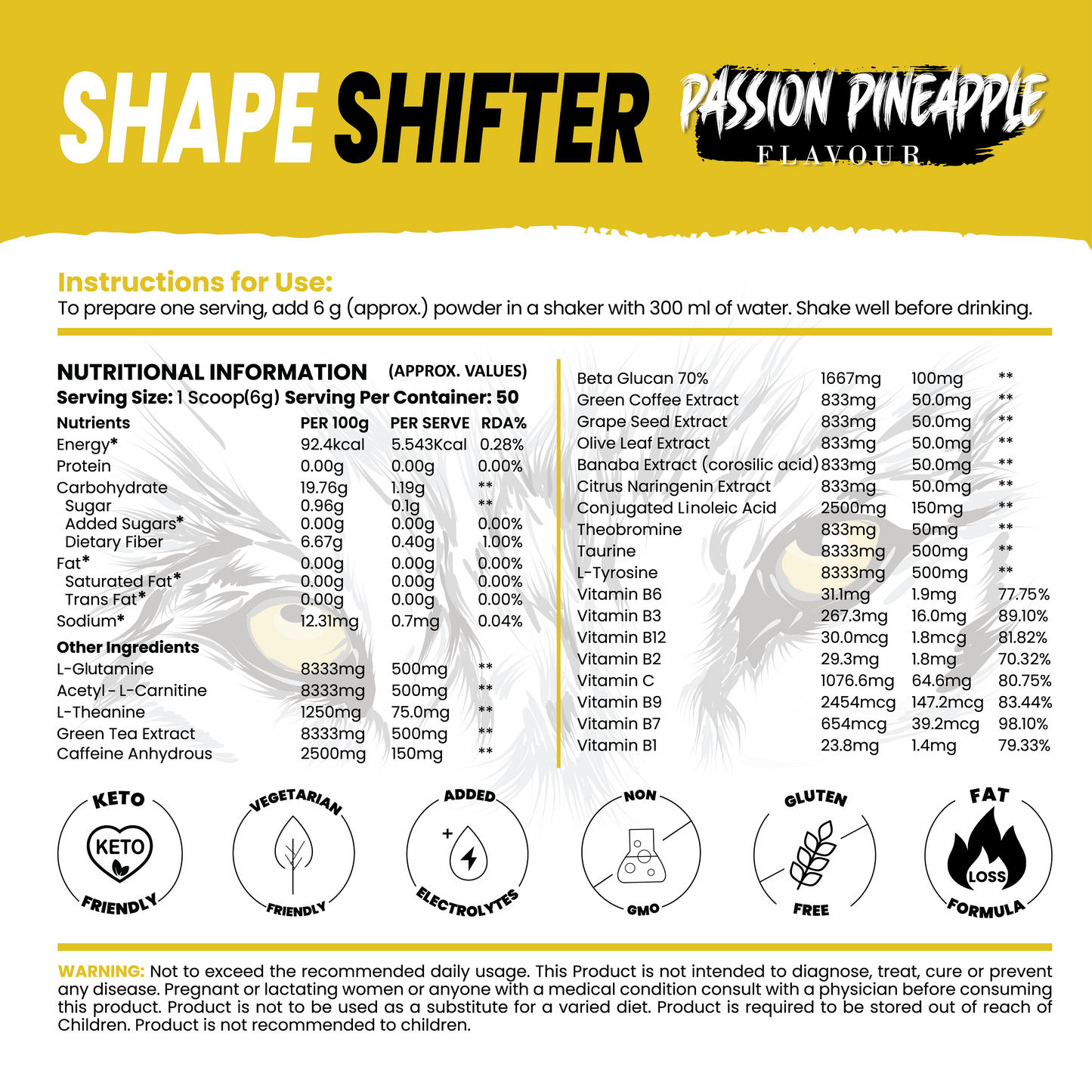 Shape Shifter – Fat Burner
