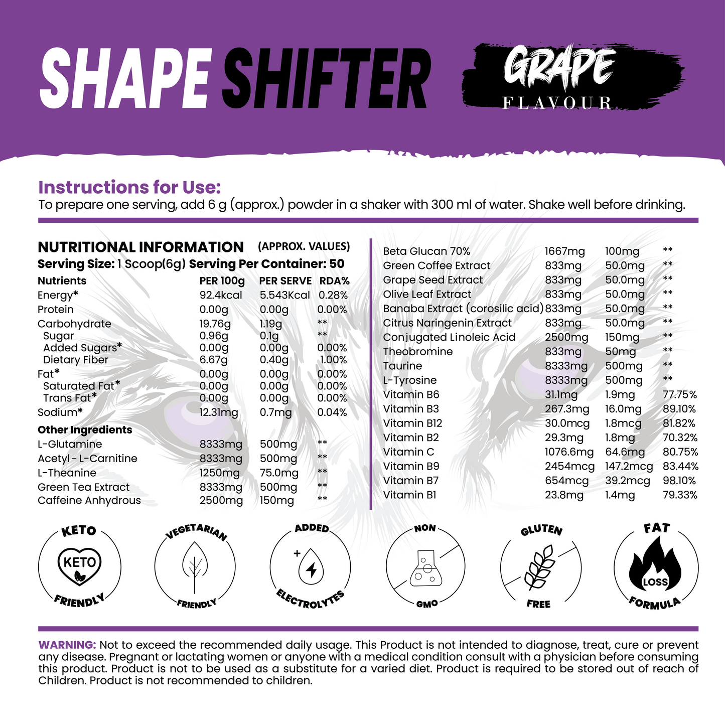 Shape Shifter – Fat Burner