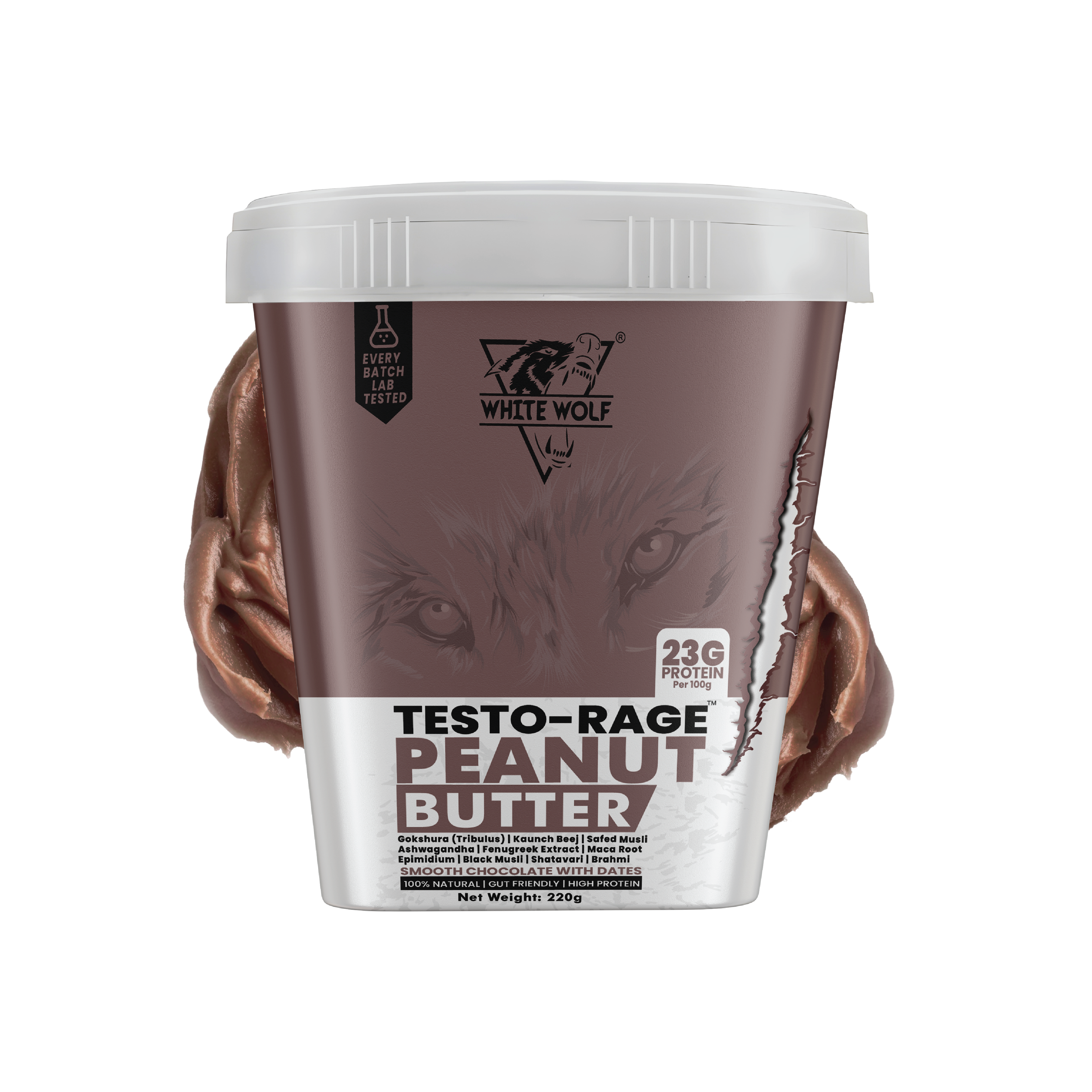 Biogen Rage Testo Testo-Rage Peanut Butter – White Wolf Nutrition