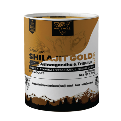 Shilajit Gold Ultra with Ashwagandha & Tribulus | Energy | Stamina | Performance | Sexual Desire*