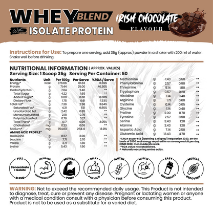 Whey Blend with Isolate – 25 g Protein
