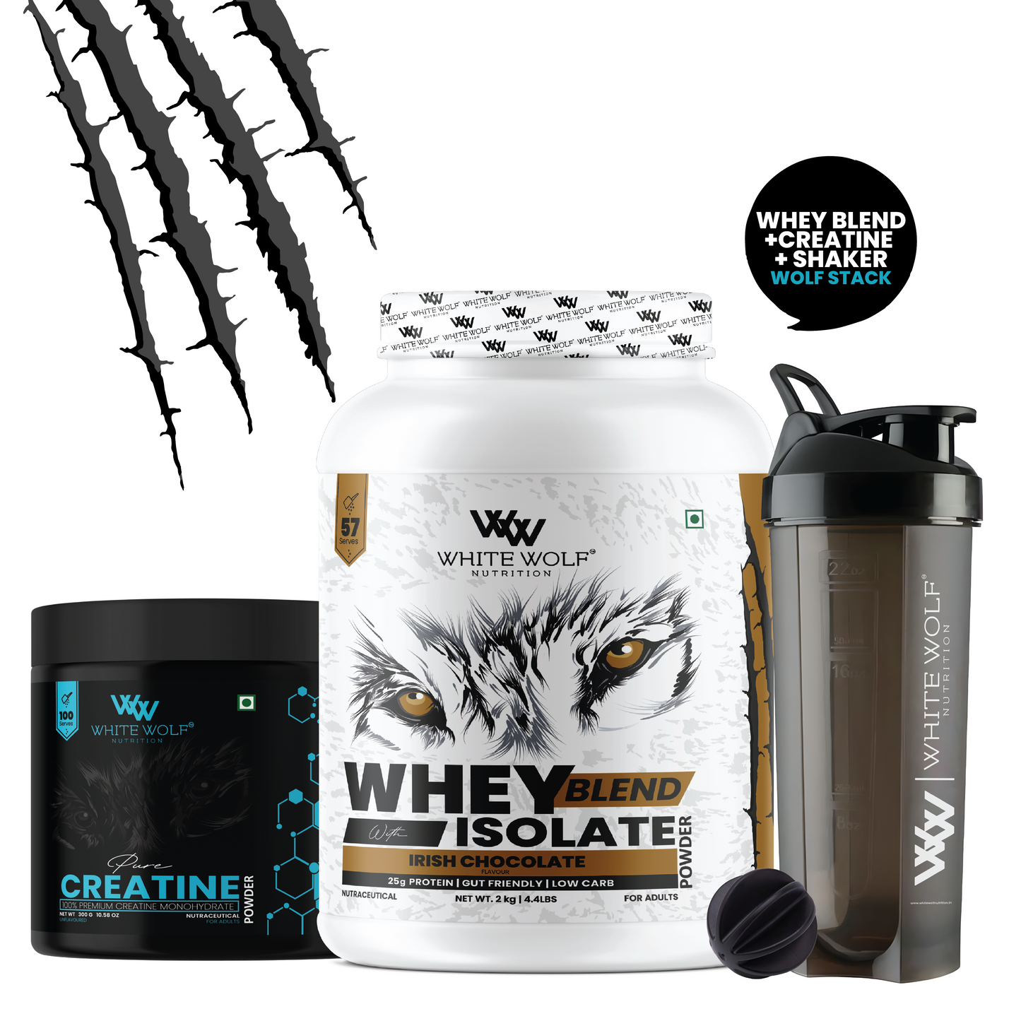 Whey Blend + Creatine + Shaker
