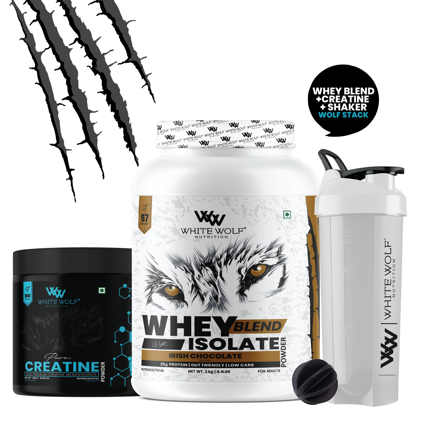Whey Blend + Creatine + Shaker